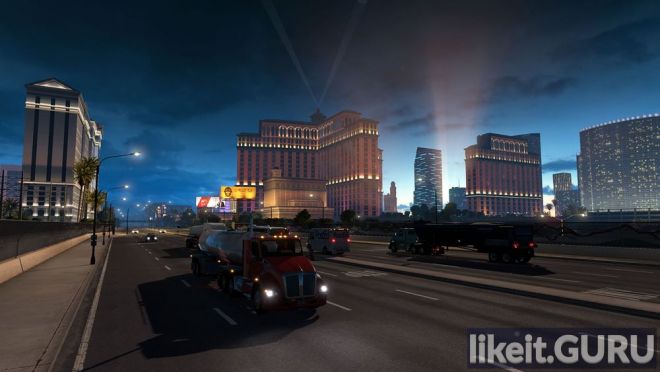 American Truck Simulator game screen