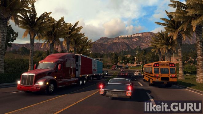 American Truck Simulator game screen